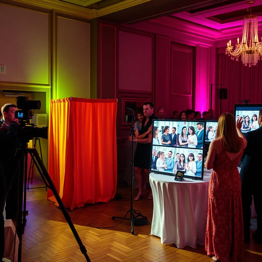 Three devices, one live event